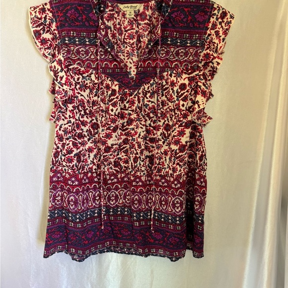 Lucky Brand Purple and Pink Blouse - Picture 2 of 5